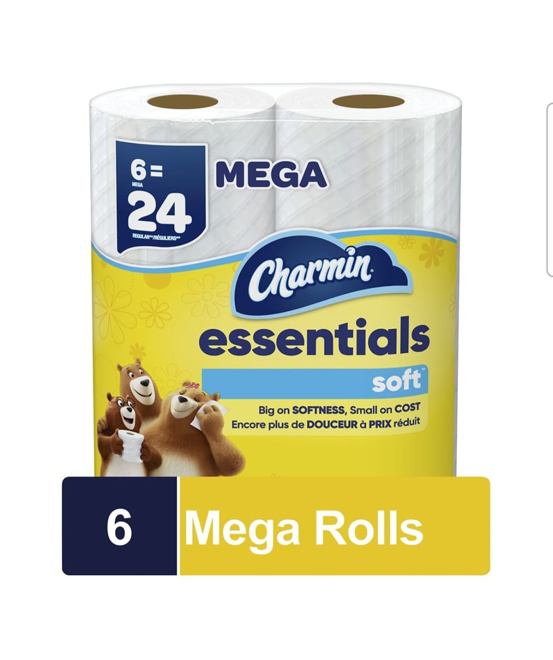 Charmin Essentials Soft 6=24