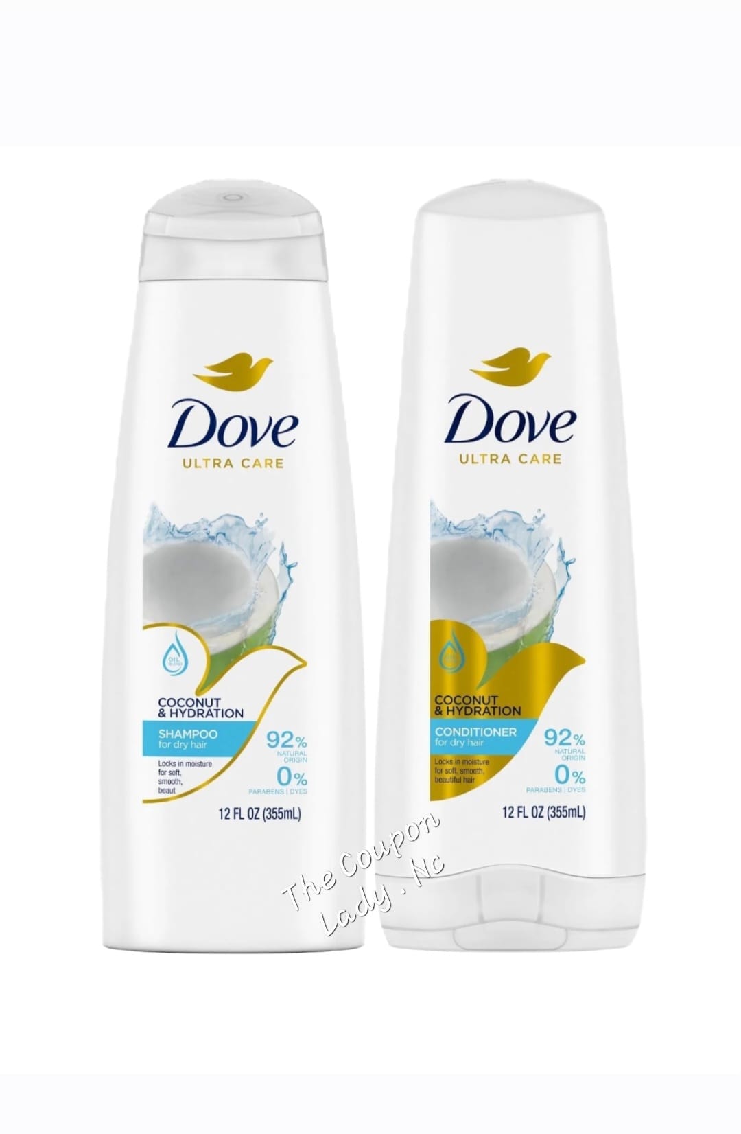 Dove Ultra Care Coconut & Hydratation 12 fl ea