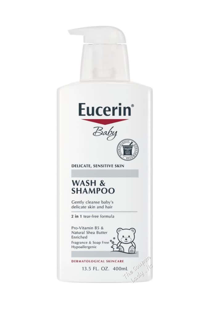 Eucerin Baby Wash & Shampoo 13.5 fl