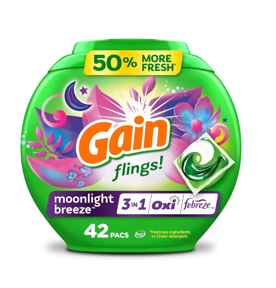 Gain Flings Loundry Detergent 42 Pacs