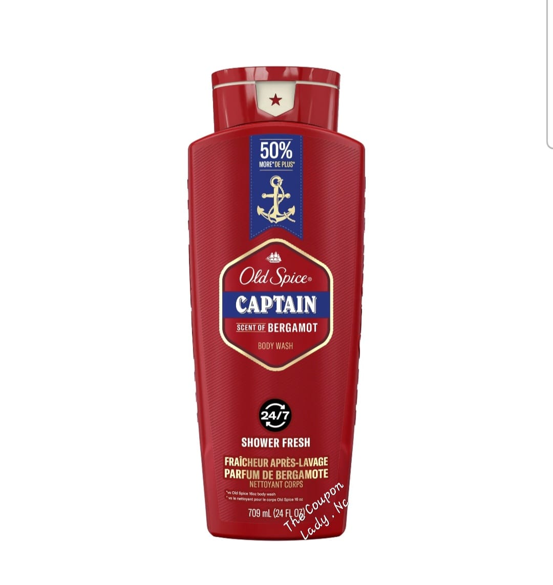 Old Spice Men Body Wash Captain 24 fl
