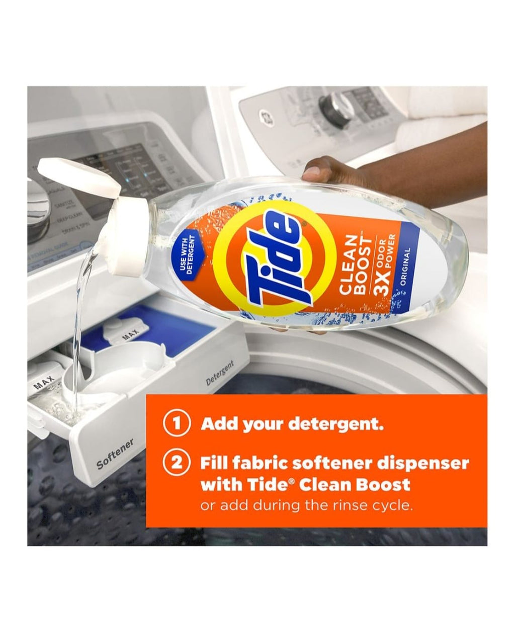 Tide Clean Boost Fabric Rinse 25.5 fl