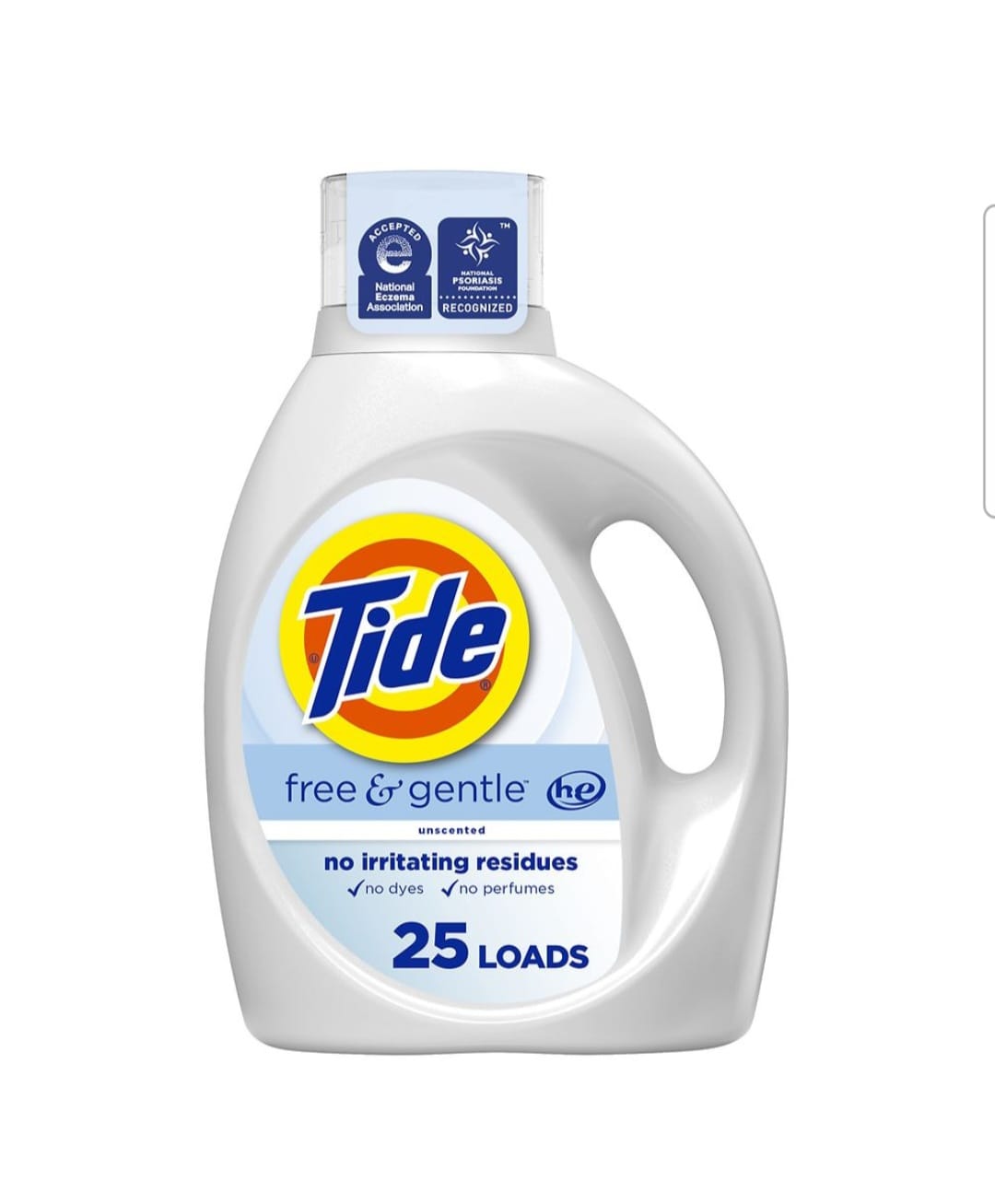 Tide Loundry Detergent Free & Gentle 37 fl