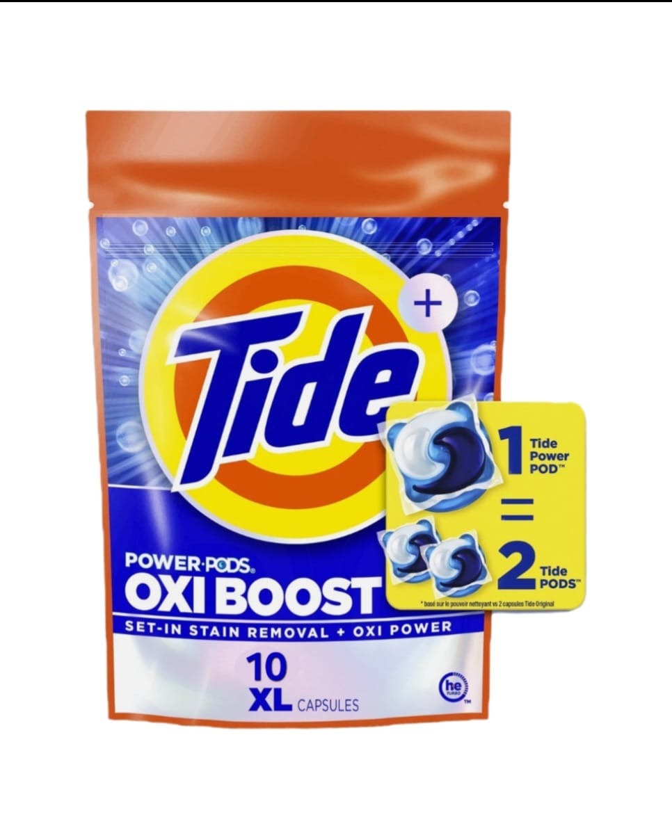 Tide Pods Oxi Boost 10 XL Pacs