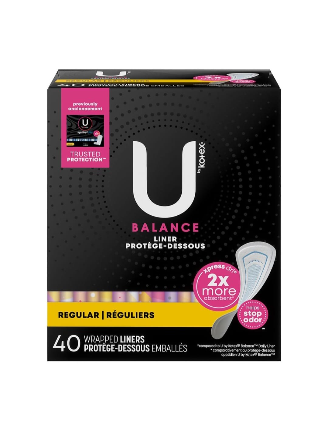 U By Kotex Liners 40 pcs