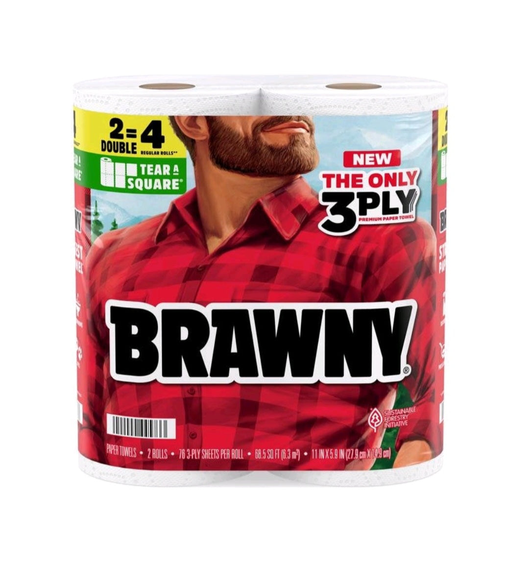 Brawny 2=4 Paper Towels