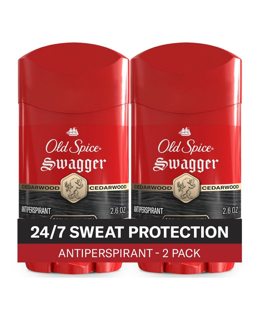 Old Spice Swagger Deodorant Scent of Cedarwood Twin Pack
