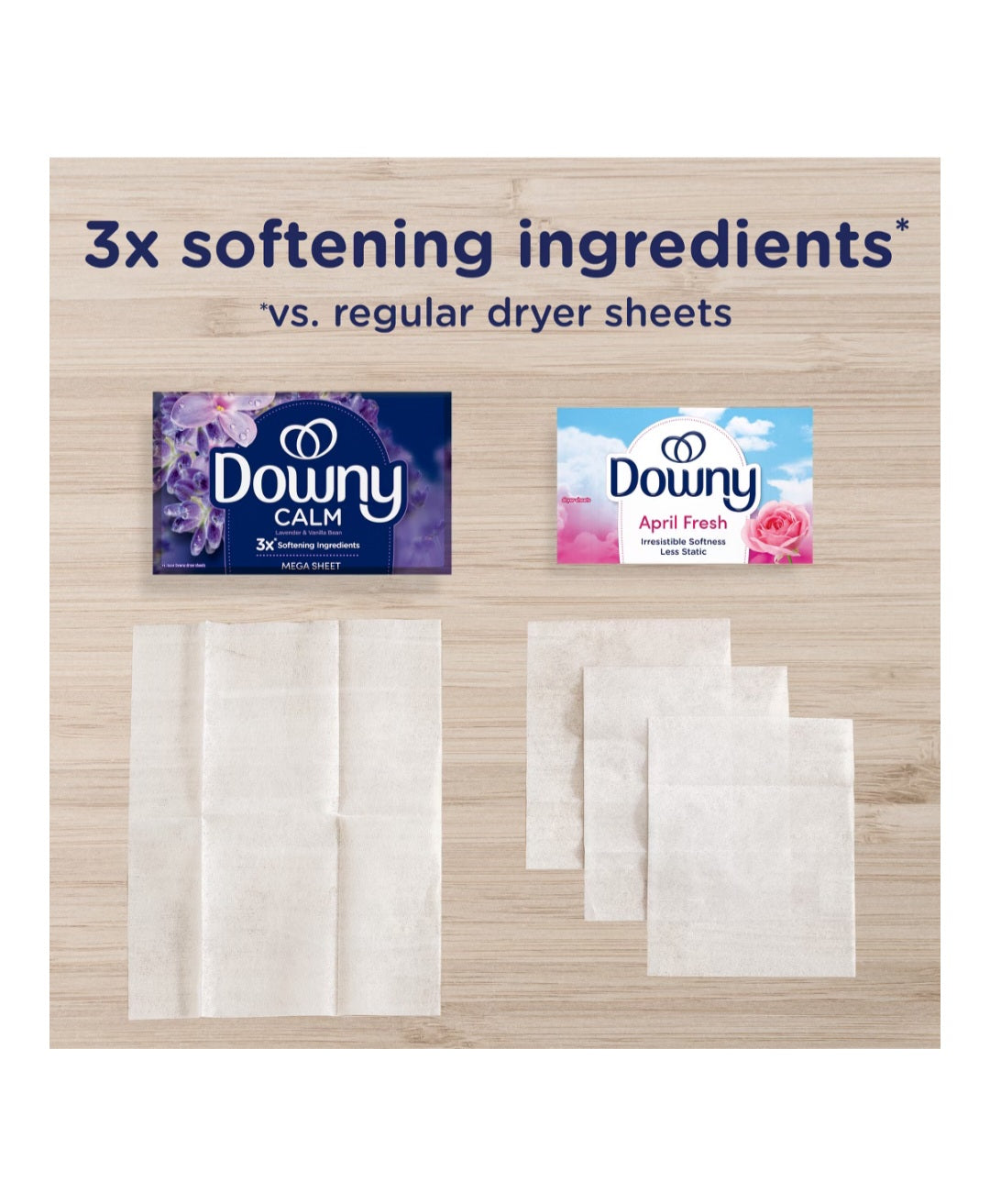 Downy 2 Pack Mega Sheet Lavender & Vanilla Bean