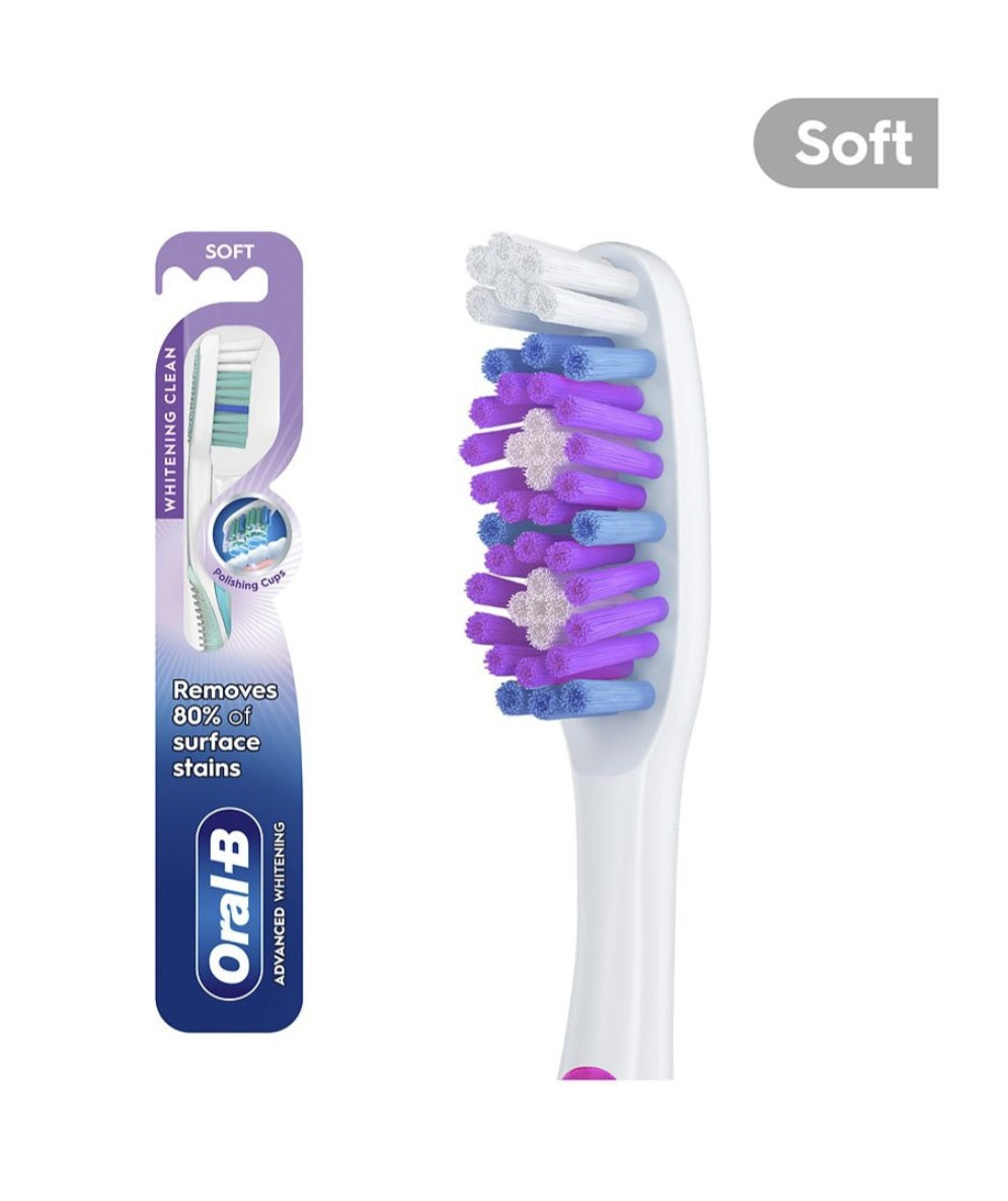 Oral b Toothbrush Soft Advance/Vivid Whitening