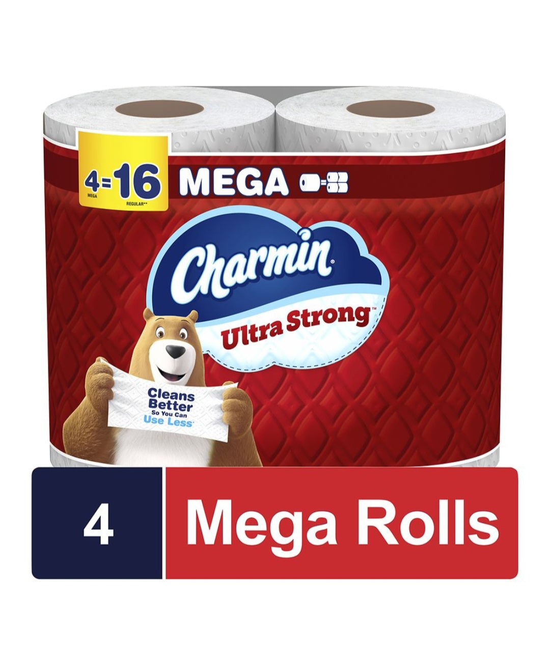 Charmin Ultra Strong 4=16 Mega