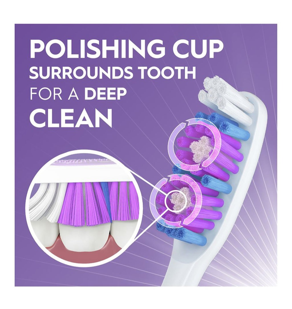 Oral b Toothbrush Medium Advance/Vivid Whitening