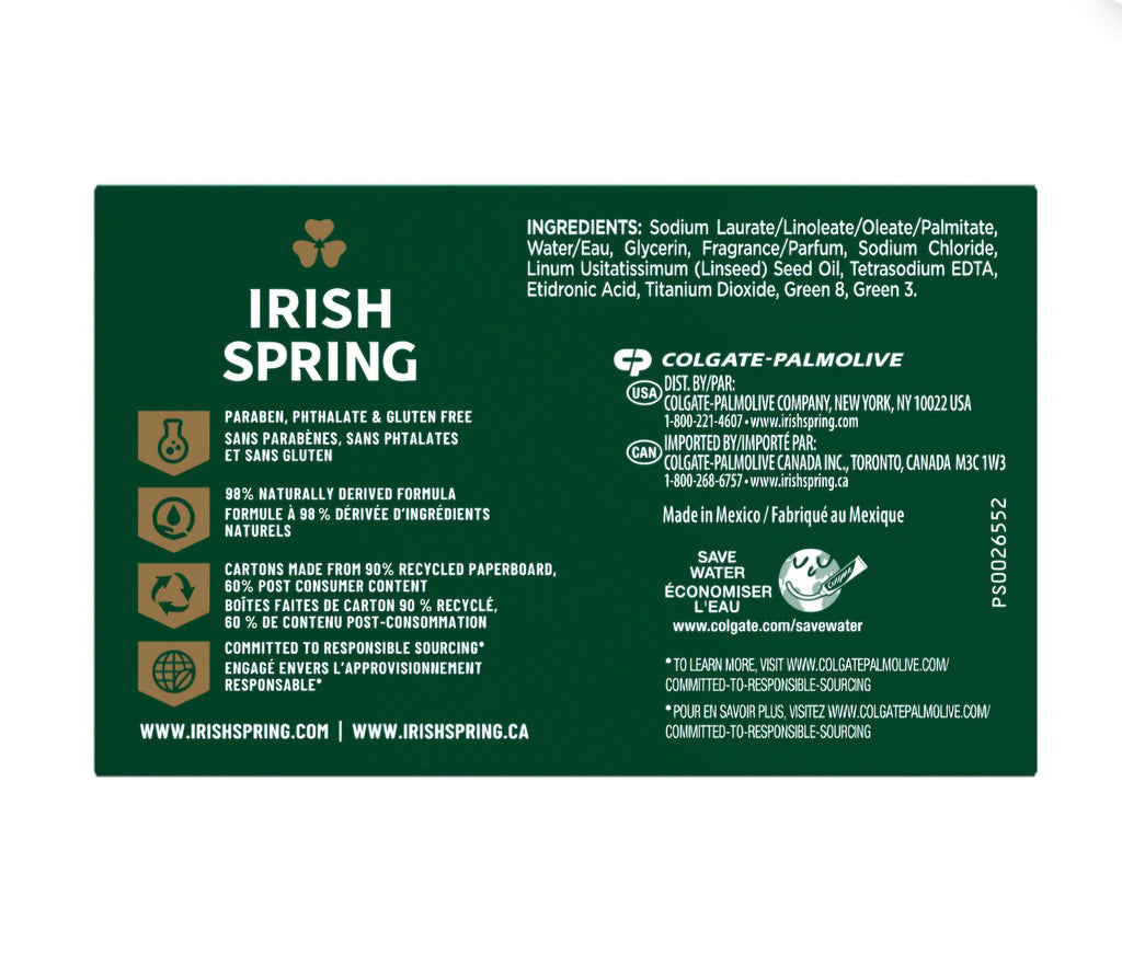 Irish Spring 3 Bars Soap