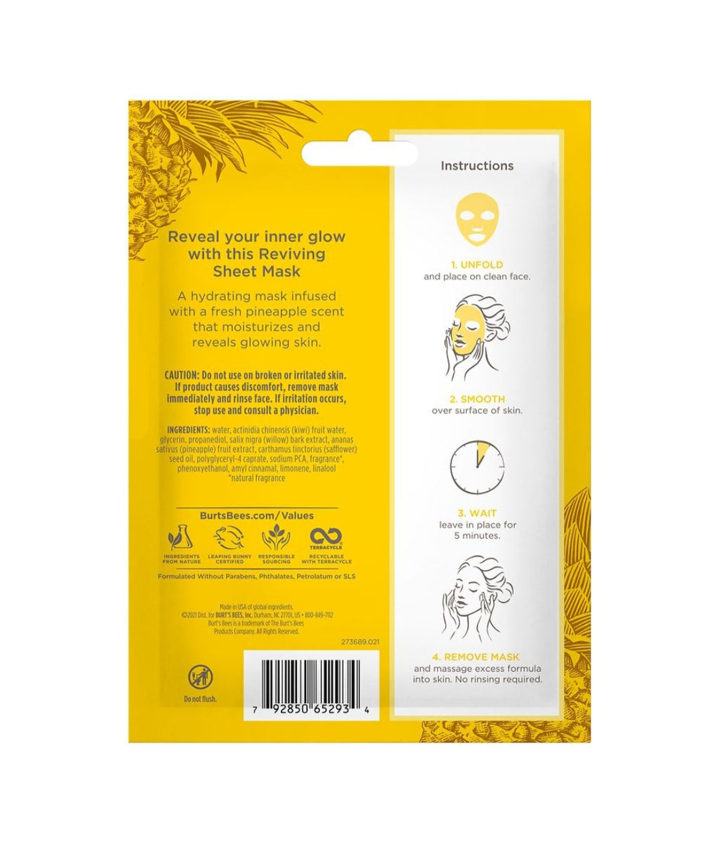 Burt's Bees Reviving Sheet Mask