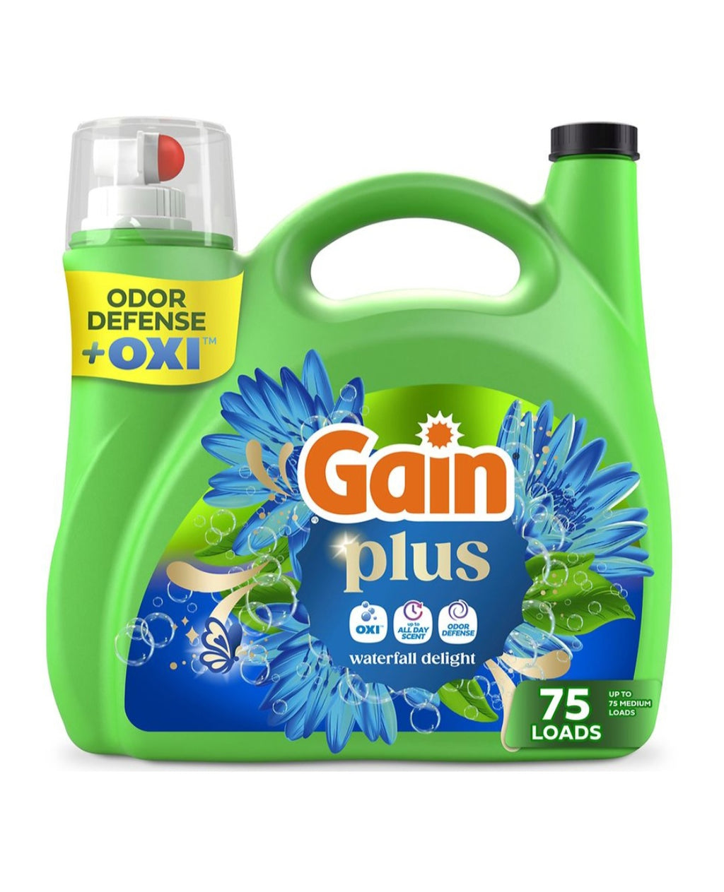 Gain Plus Waterfall Delight Loundry Detergent 99 fl