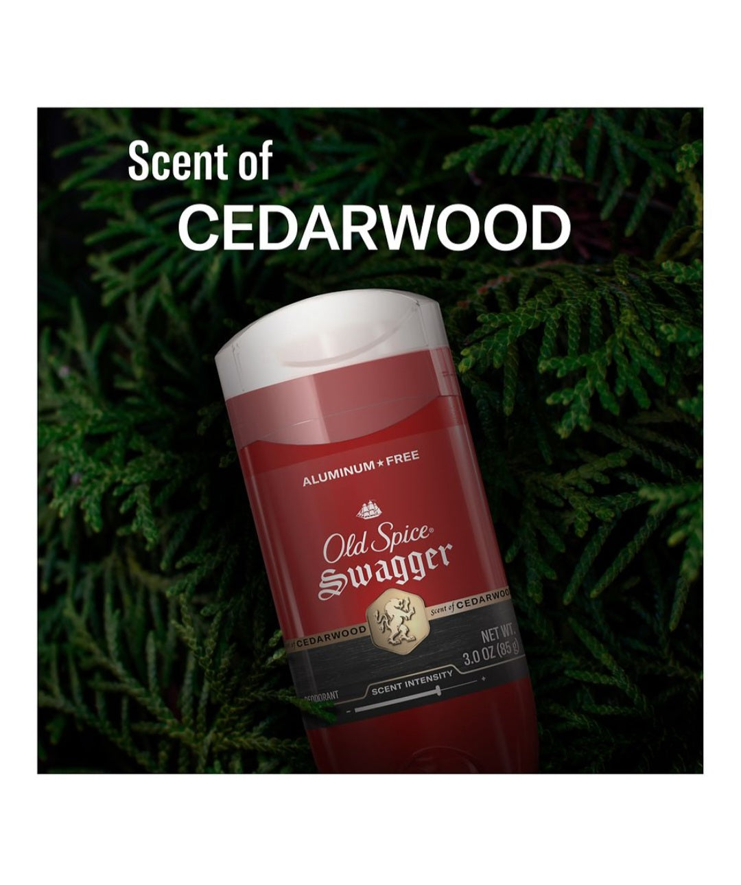 Old Spice Swagger Deodorant Scent of Cedarwood 3 oz