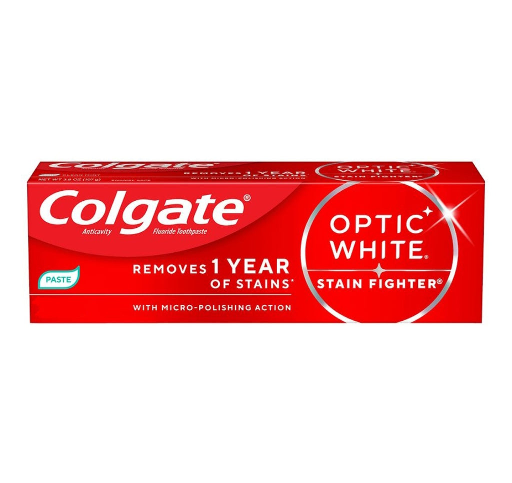 Colgate Optic White Stain Fighter Clean Mint Paste 4.2 oz