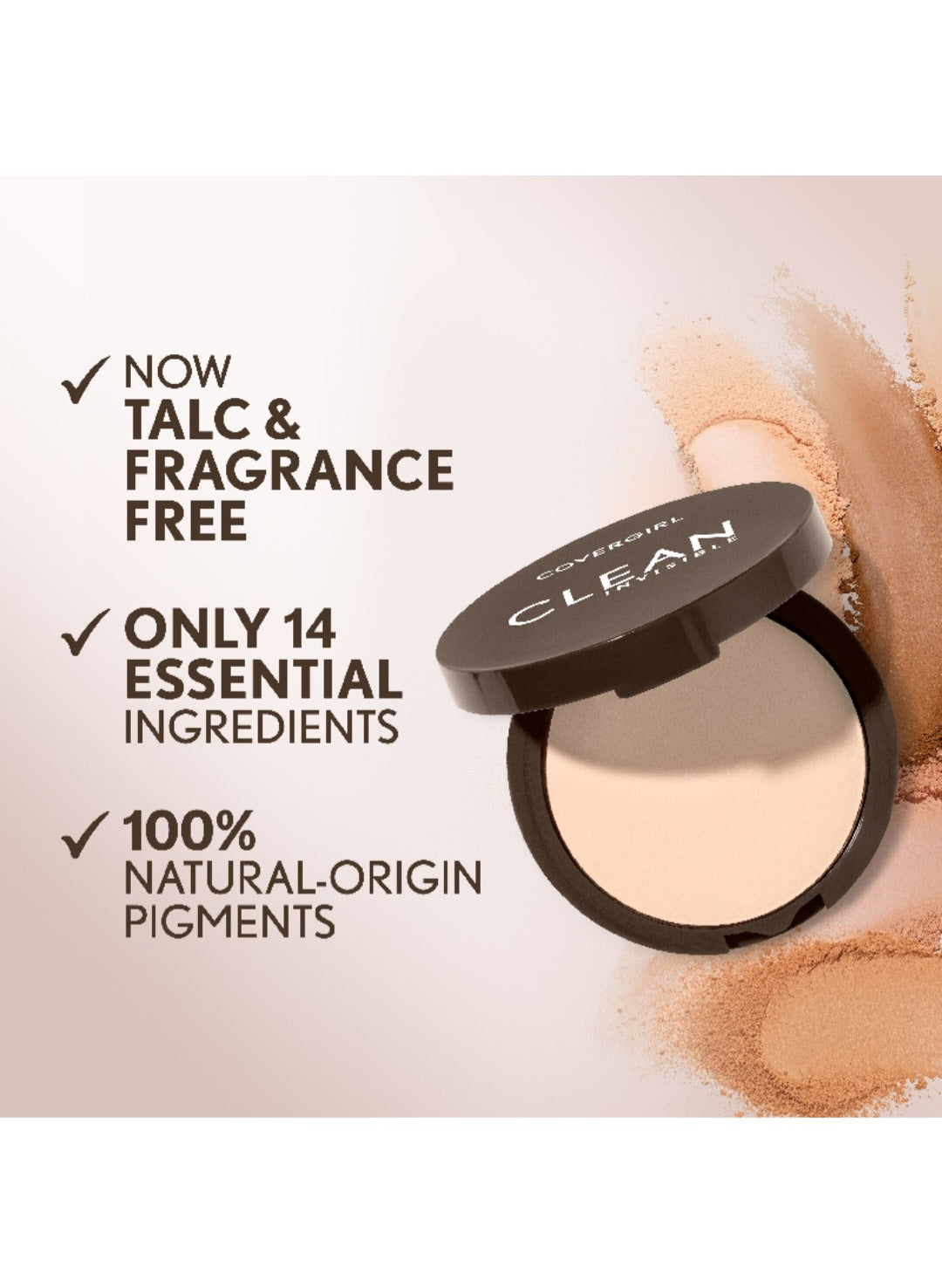 Covergirl Clean Invisible Pressed Powder CLASIC BEIGE #130