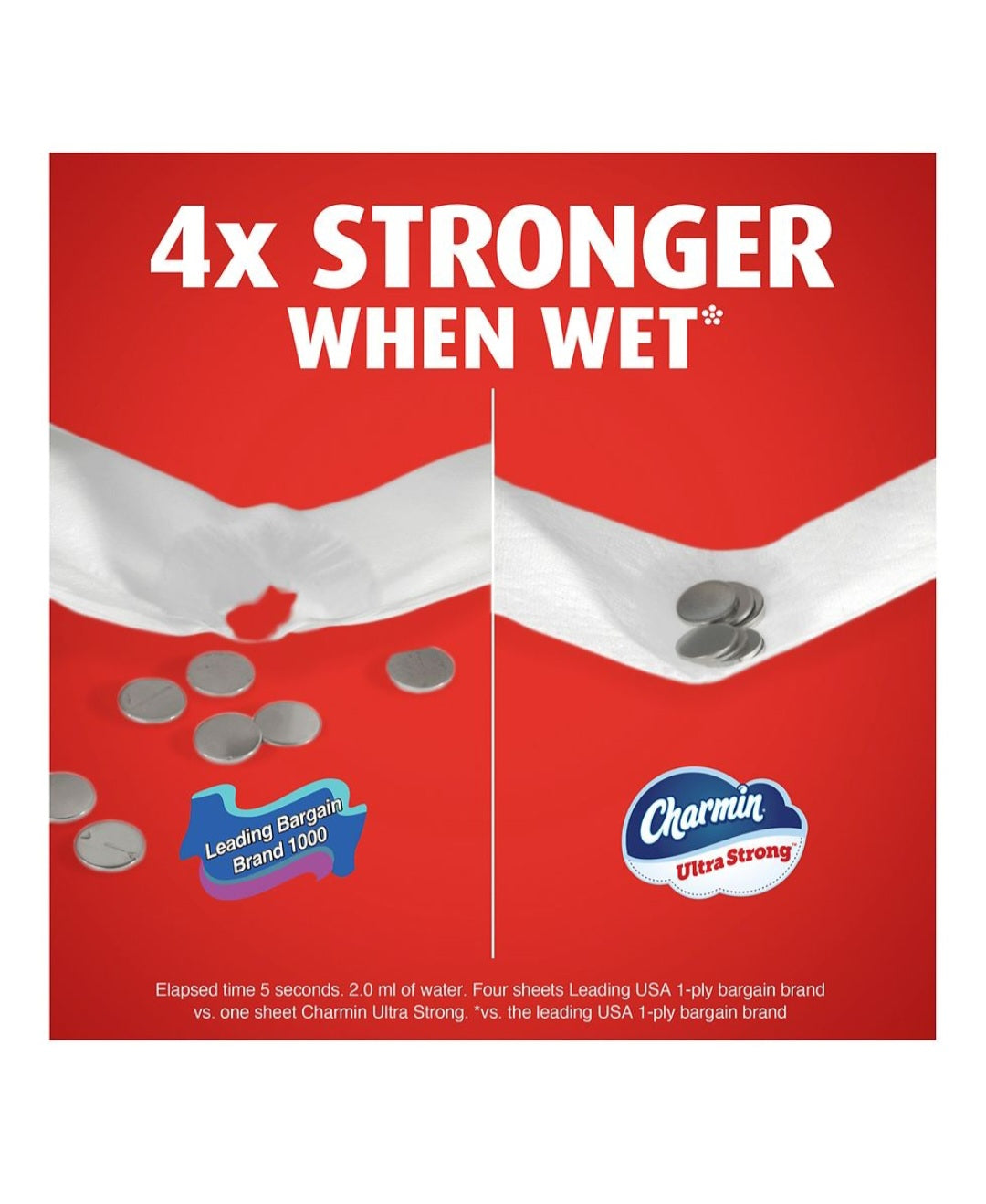 Charmin Ultra Strong 4=16 Mega