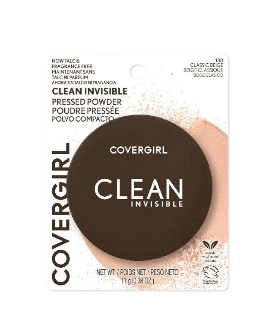 Covergirl Clean Invisible Pressed Powder CLASIC BEIGE #130