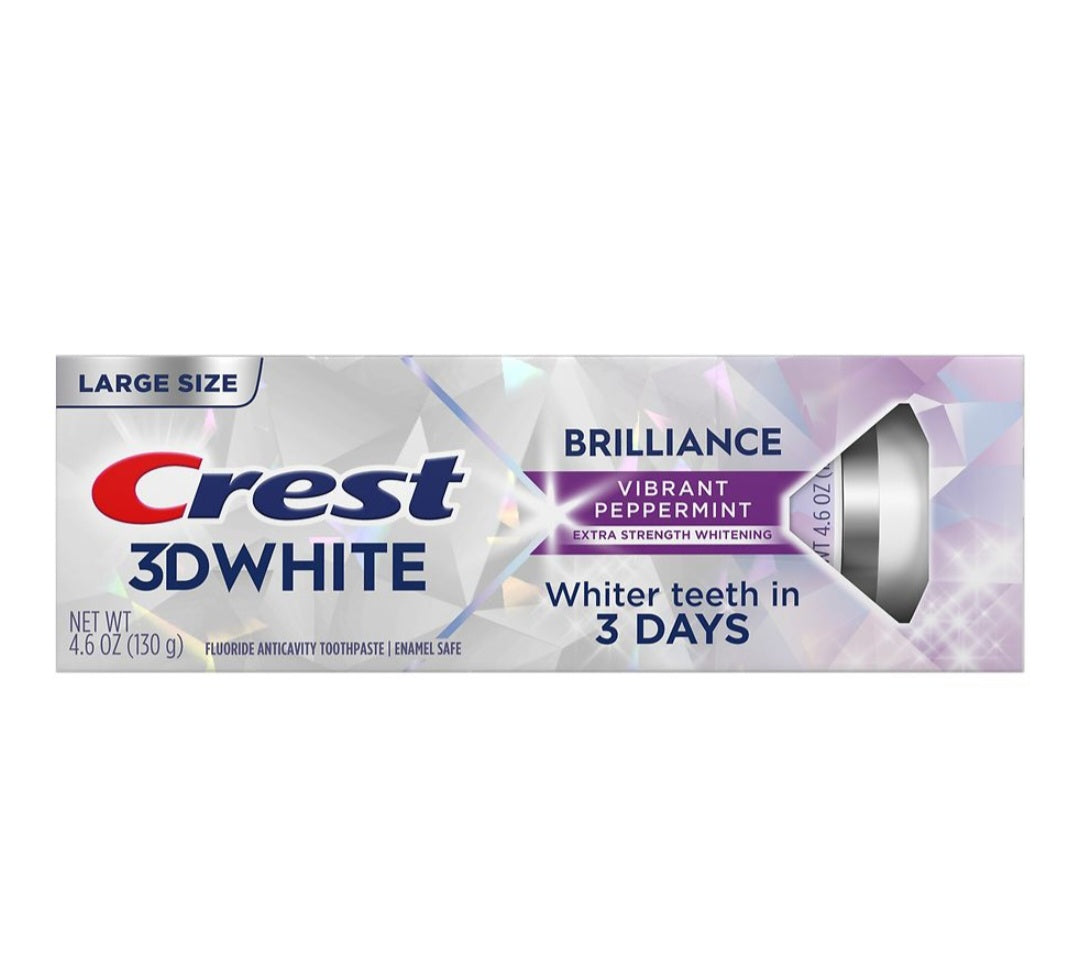 Crest 3D White Brilliance Vibrant Peppermint 4.6 oz
