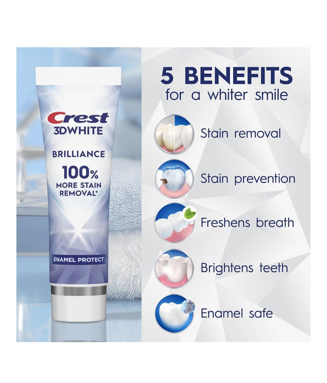 Crest 3D White Brilliance 3.9 oz