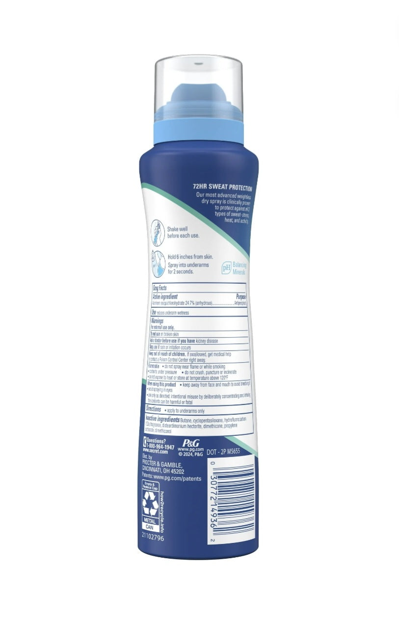 Secret Clinical Dry Spray