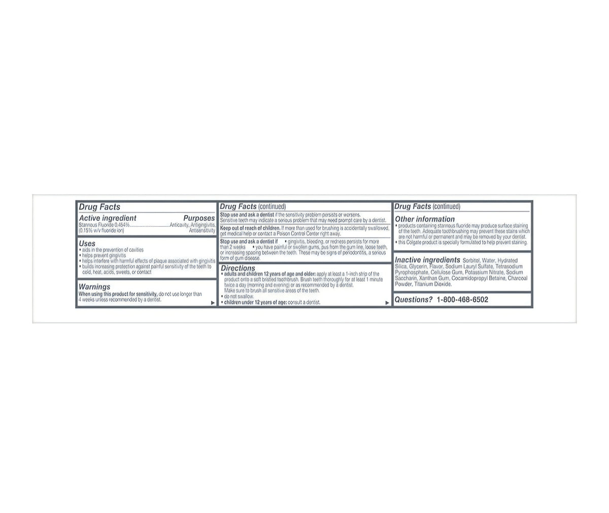 Colgate Total Whitening + Charcoal 5.1 oz