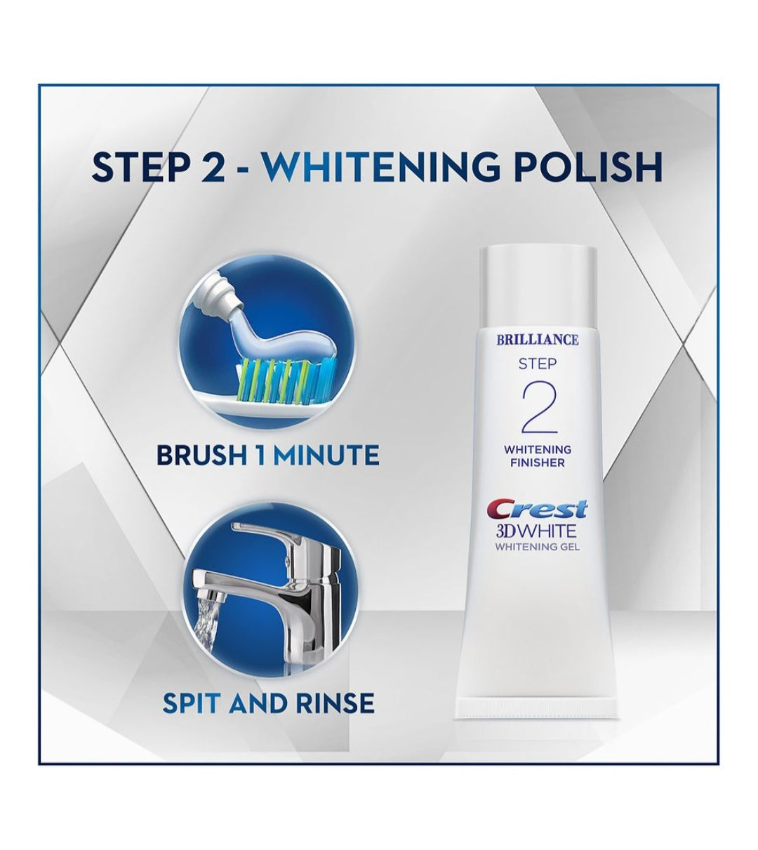 Crest 3D White Brilliance Whitening 2 Step