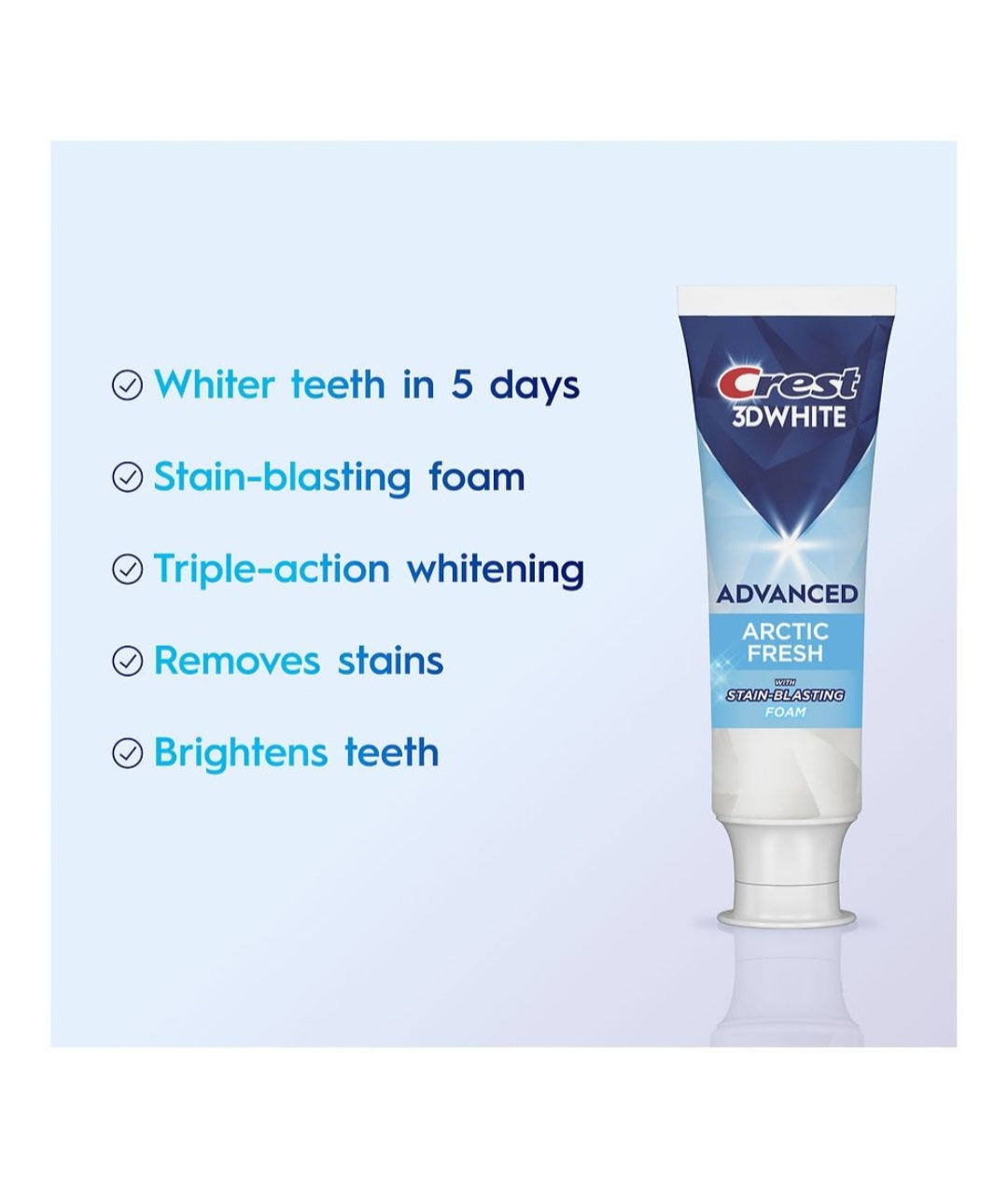 Crest 3D White Artic Fresh 2.4 oz