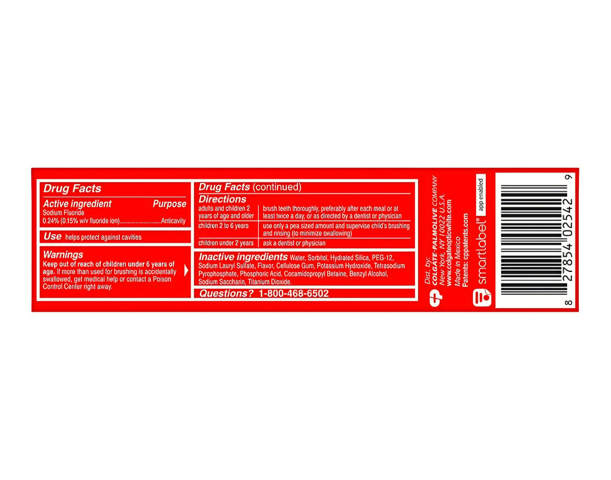 Colgate Optic White Stain Fighter Clean Mint Paste 4.2 oz