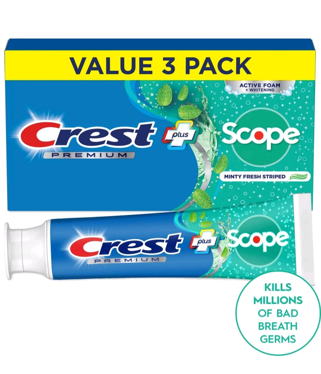 Crest Premium Scope 3 Pack