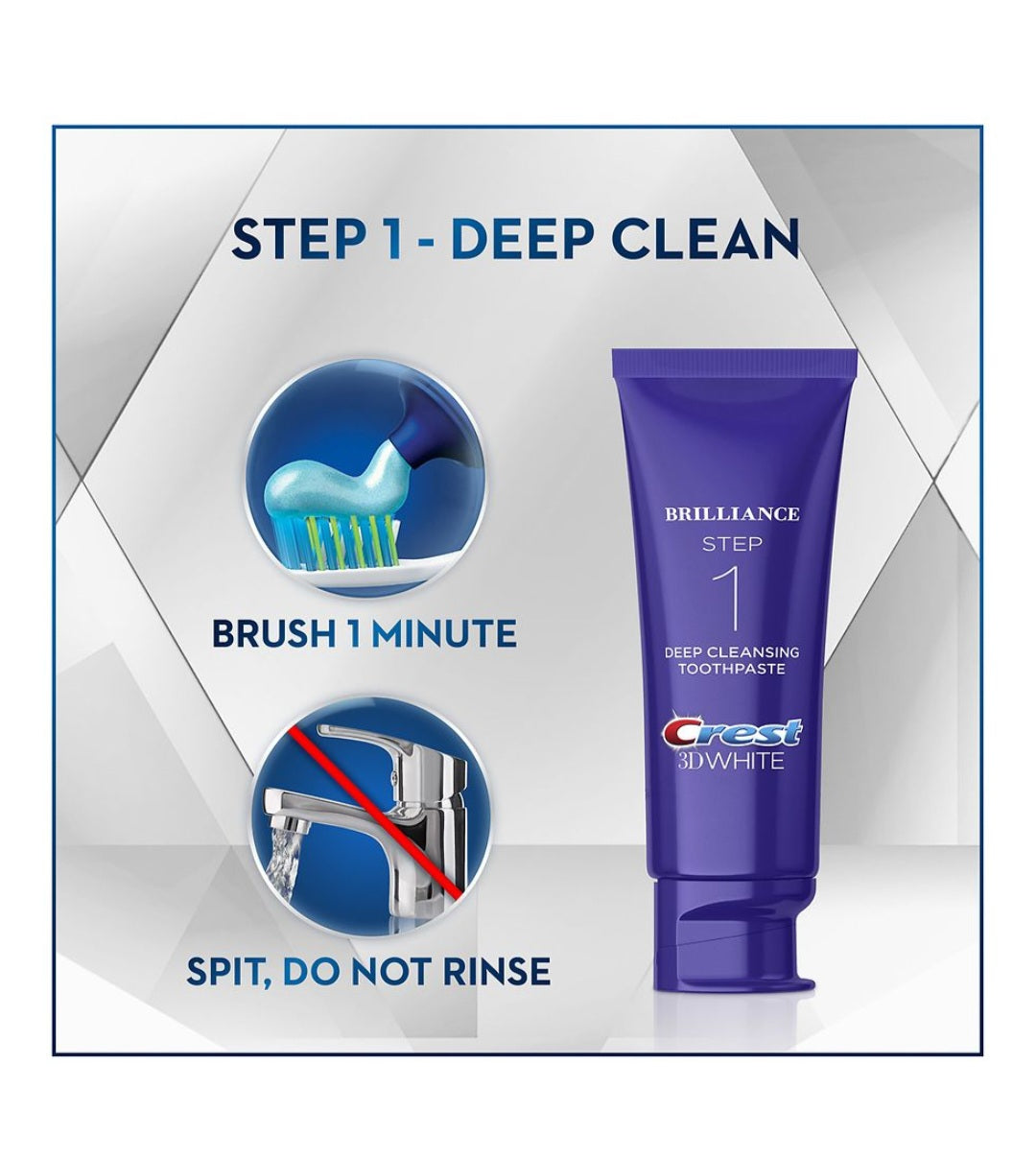 Crest 3D White Brilliance Whitening 2 Step