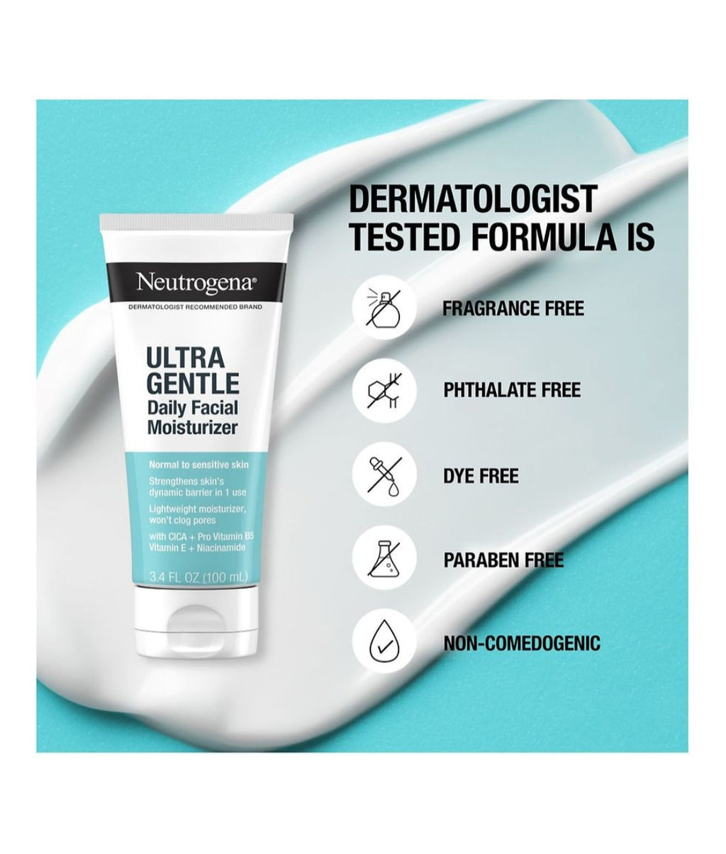 Neutrogena Ultra Gentle Daily Facial Moisturizer 3.4 fl