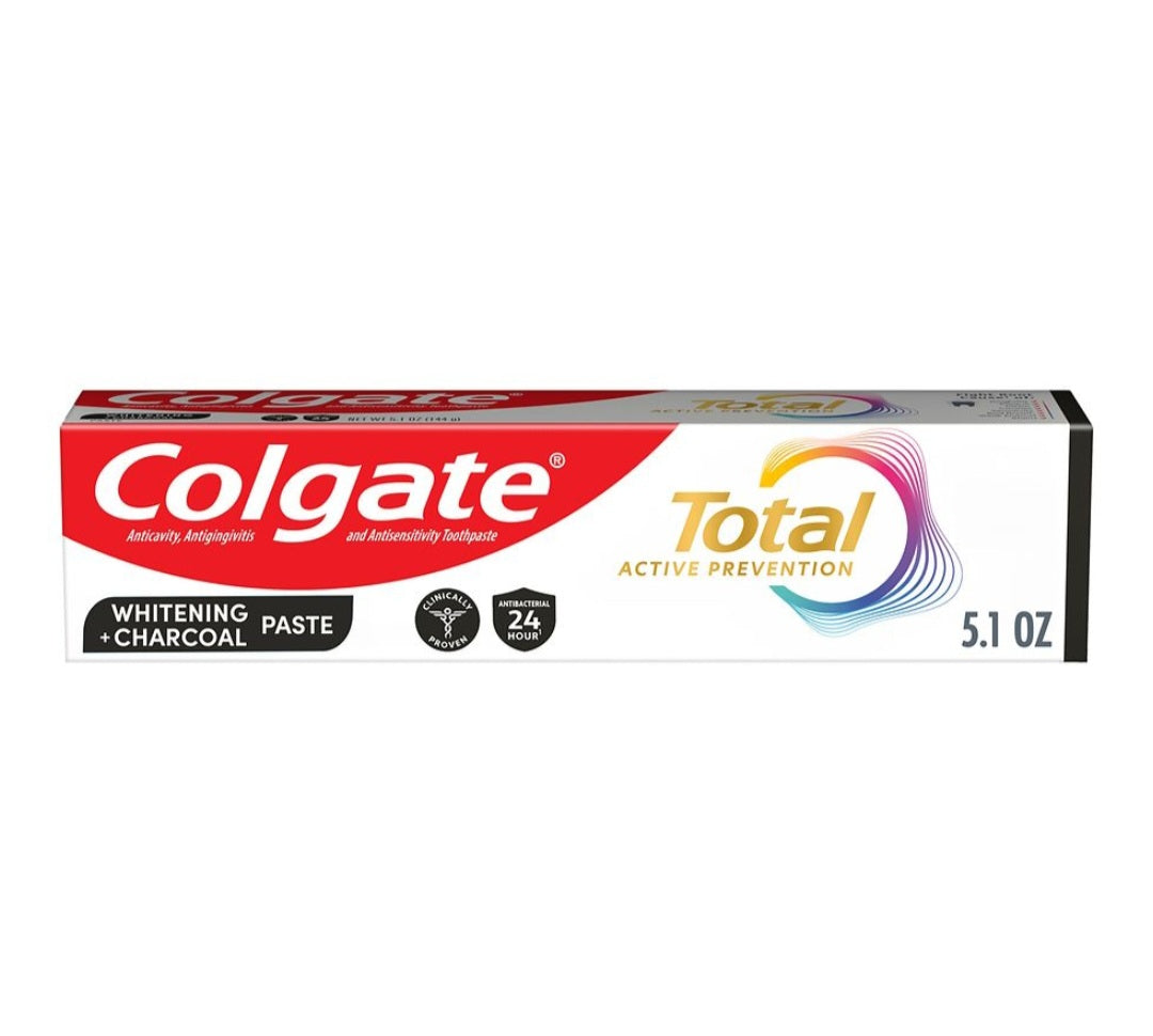 Colgate Total Whitening + Charcoal 5.1 oz