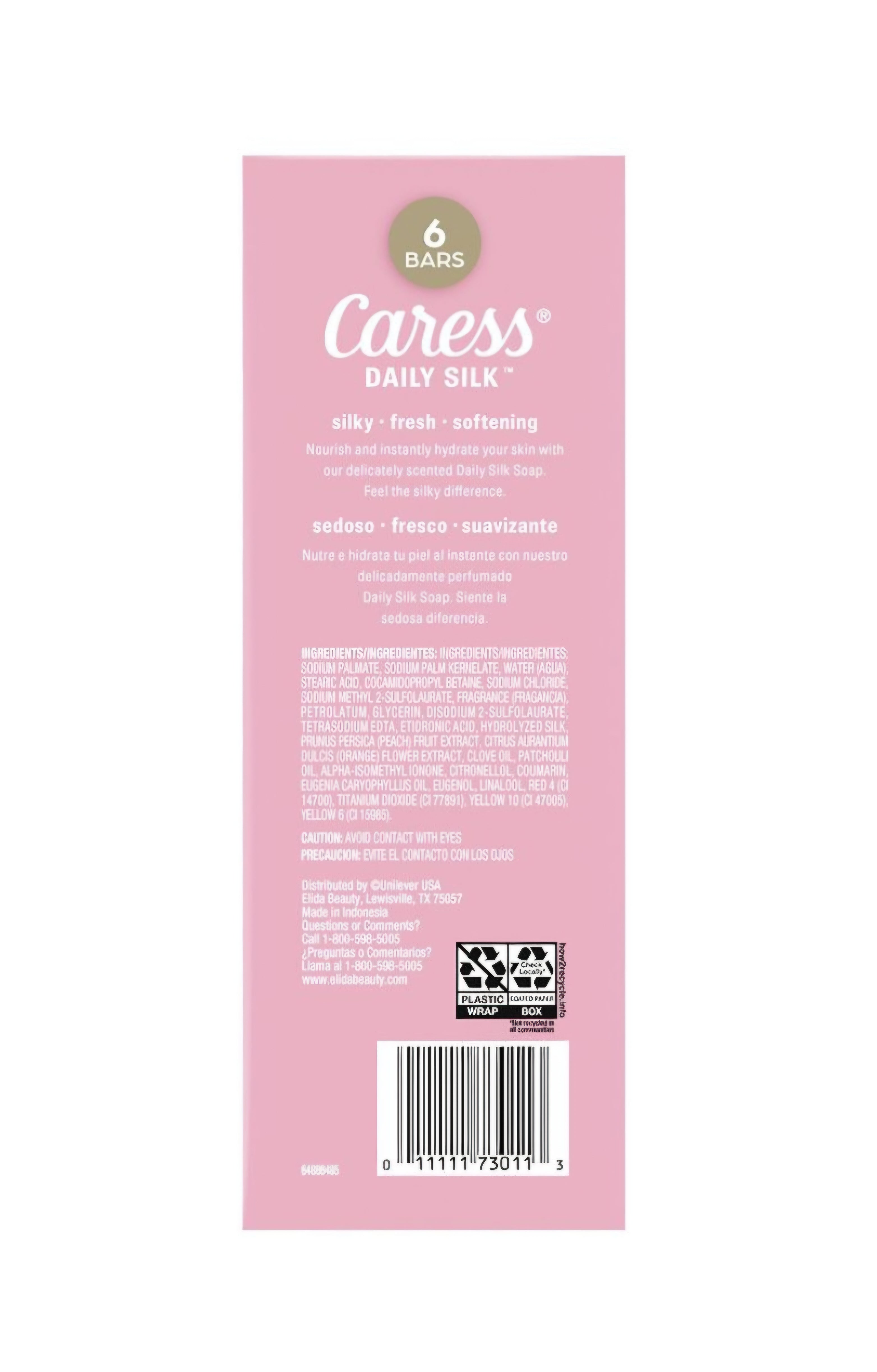 Caress 6 Bars Soap