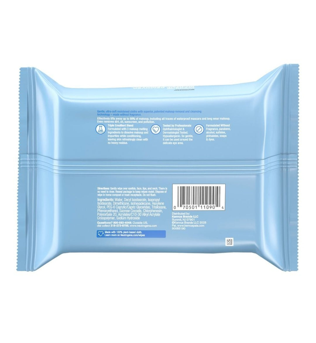Neutrogena Hydro Boost Ultra Soft Cleansing Towelettes 25 ct.
