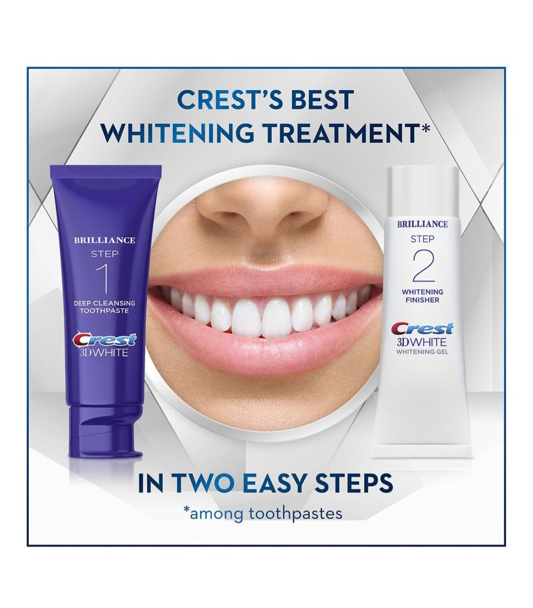 Crest 3D White Brilliance Whitening 2 Step
