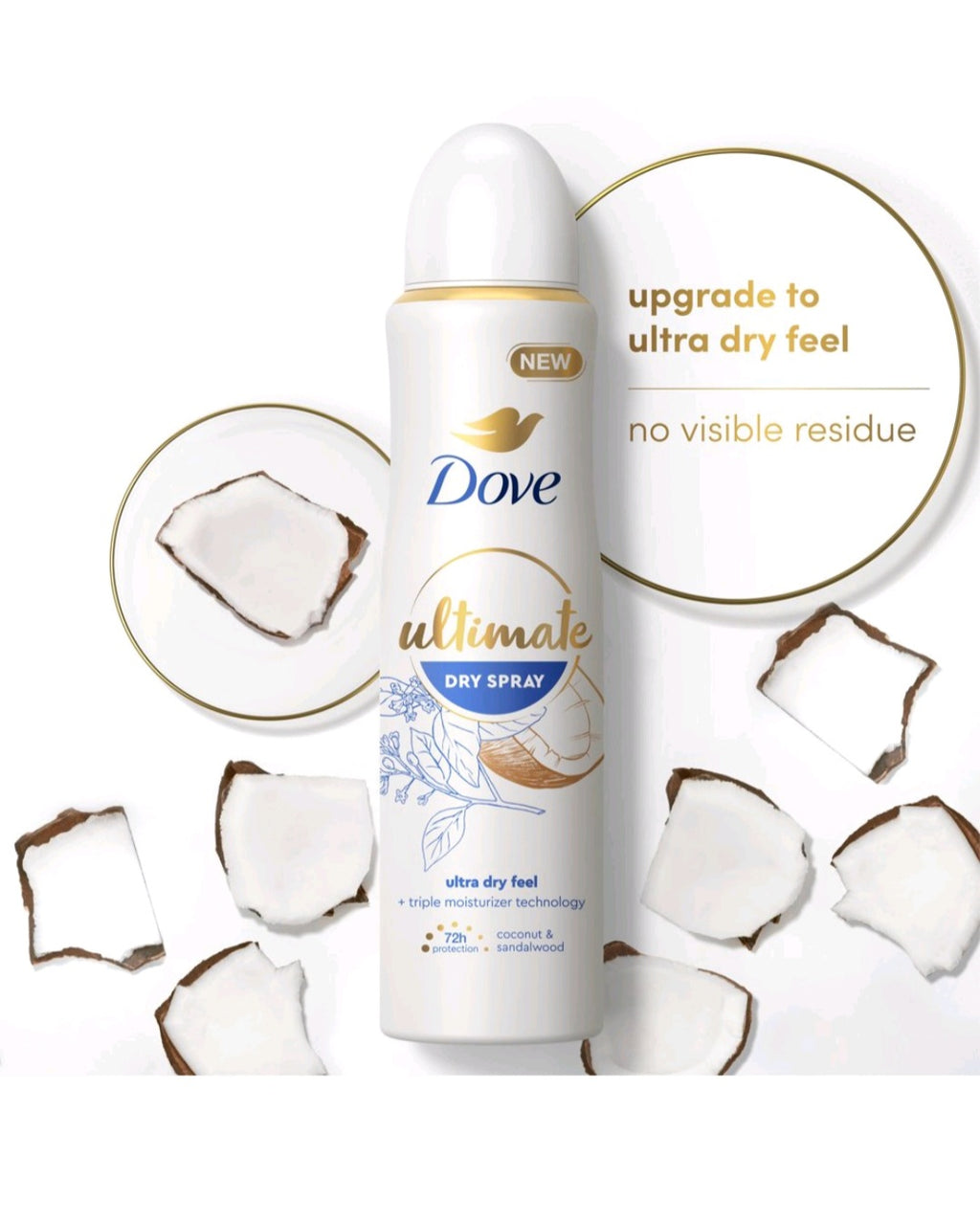 Dove Ultimate Dry Spray 3.8 oz