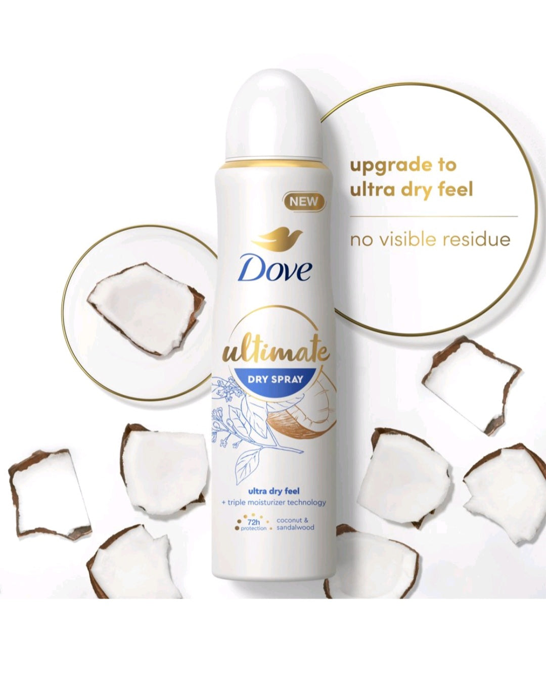 Dove Ultimate Dry Spray 3.8 oz