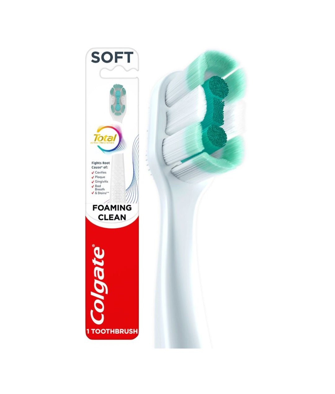 Colgate Total Soft Toothbrush Foaming Clean