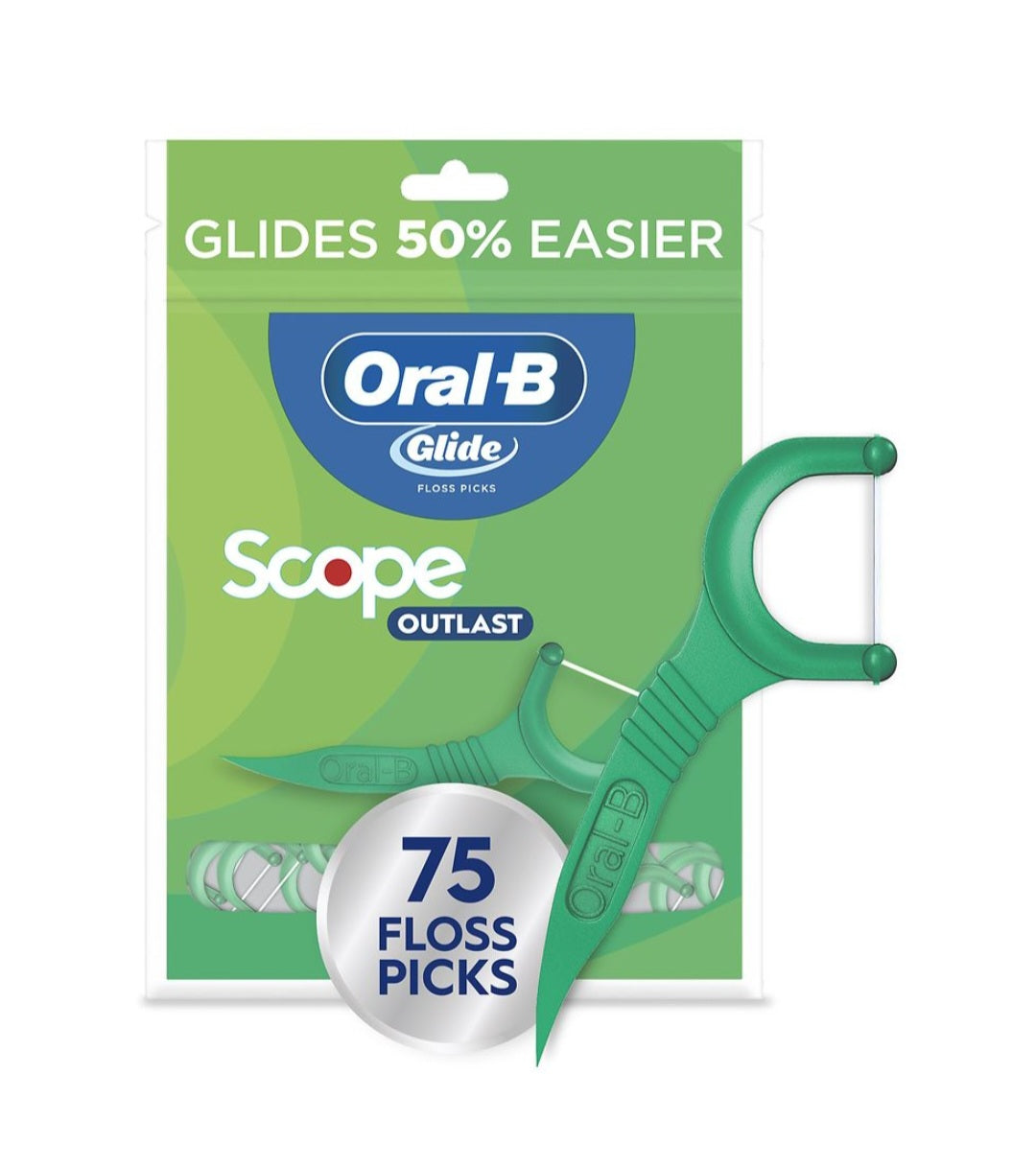 Oral B Glide Floss Picks 75 ct