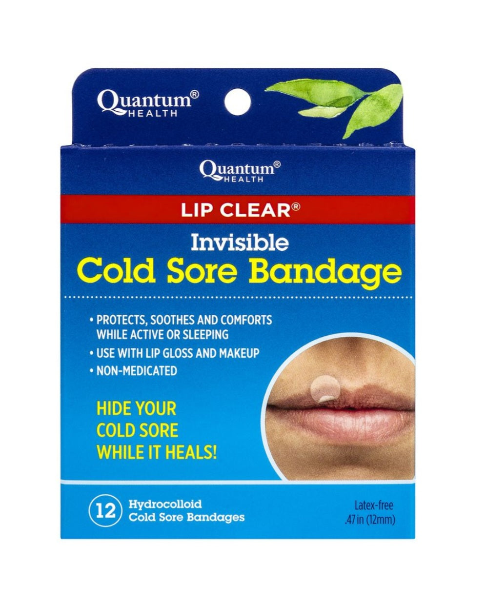 Quantum Health Lip Clear Cold Sore Bandage