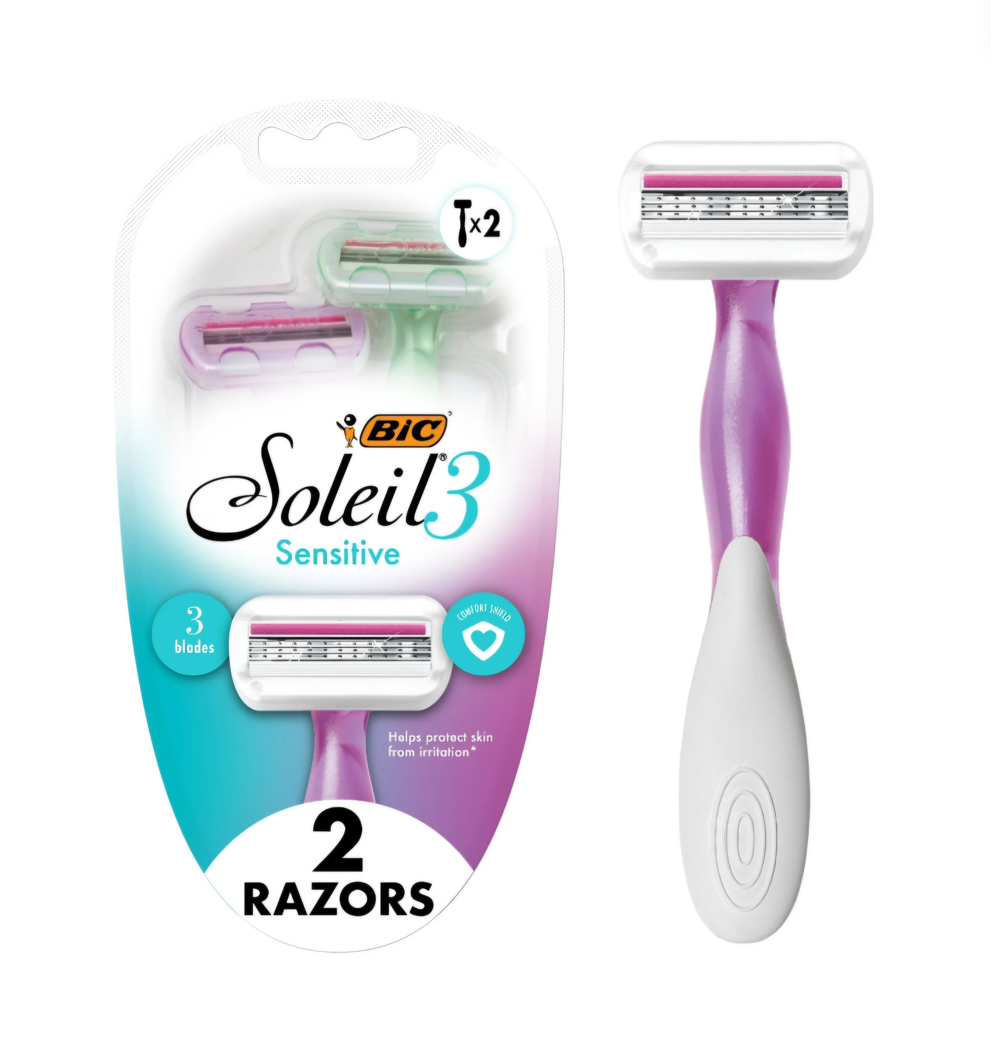 Bic Soleil3 Sensitive 2 Razors
