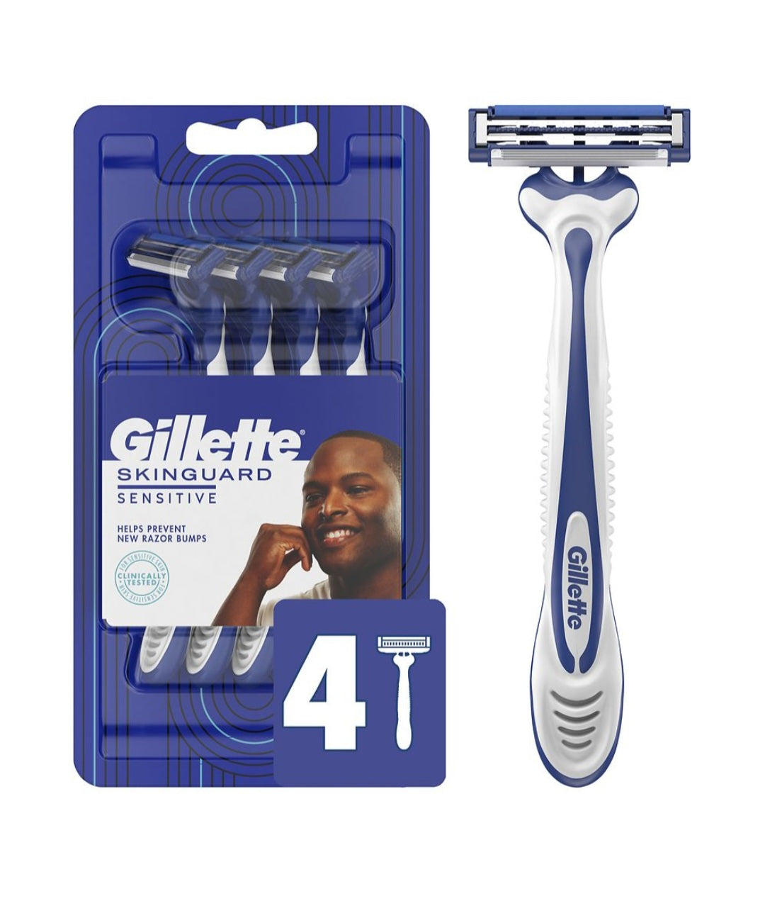 Gillette Skinguard Sensitive 4 Disposable Razors