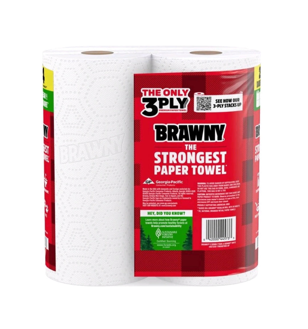 Brawny 2=4 Paper Towels
