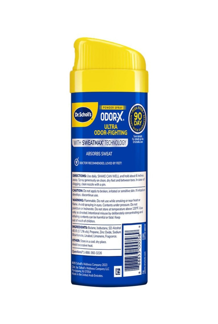 Dr. Scholl's Powder Spray Odor-X 4.7 oz