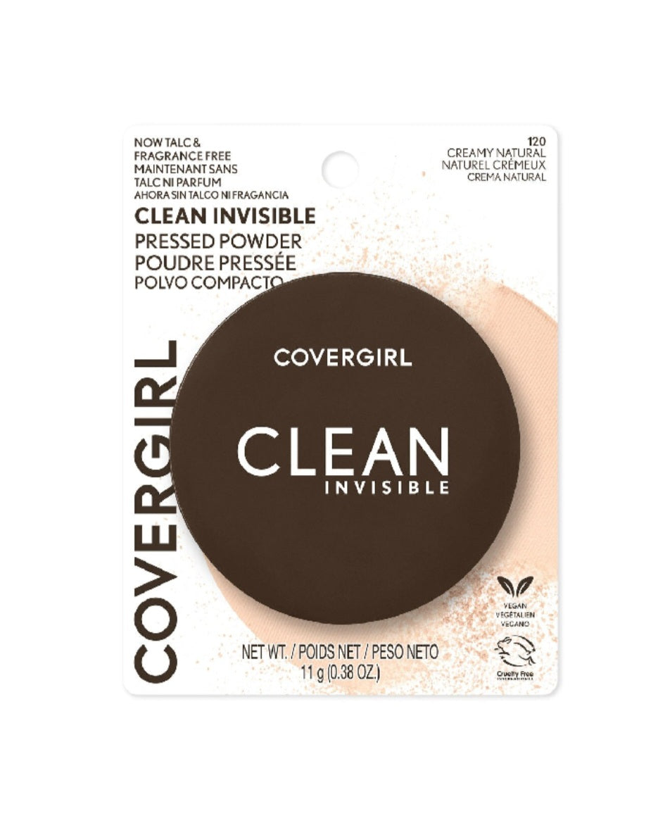 Covergirl Clean Invisible Pressed Powder CREAMY NATURAL #120