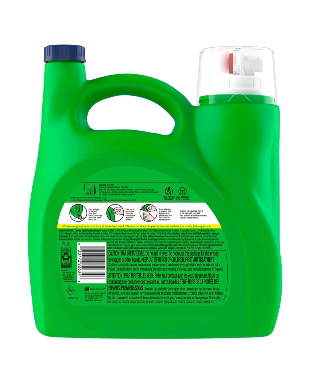 Gain Liquid Loundry Detergent 132 fl